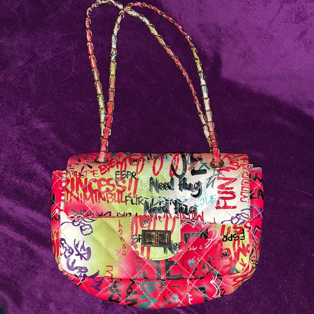 Graffiti purse